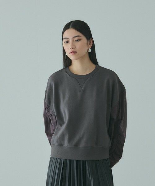 VICKY / ビッキー カットソー | スイッチングドロストウェットプルオーバー≪洗濯機で洗える≫ | 詳細4