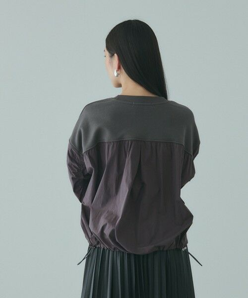 VICKY / ビッキー カットソー | スイッチングドロストウェットプルオーバー≪洗濯機で洗える≫ | 詳細5