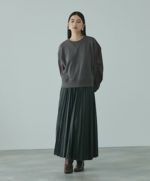 VICKY / ビッキー カットソー | スイッチングドロストウェットプルオーバー≪洗濯機で洗える≫ | 詳細10