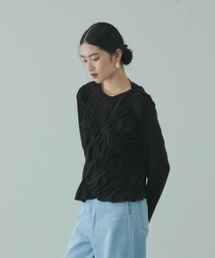 VICKY / ビッキー カットソー | ギャザーラインフロントカットソー≪洗濯機で洗える≫