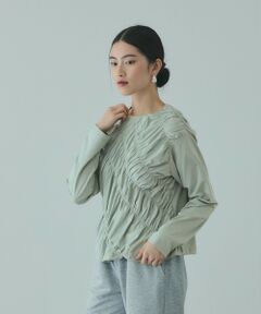 VICKY / ビッキー カットソー | ギャザーラインフロントカットソー≪洗濯機で洗える≫