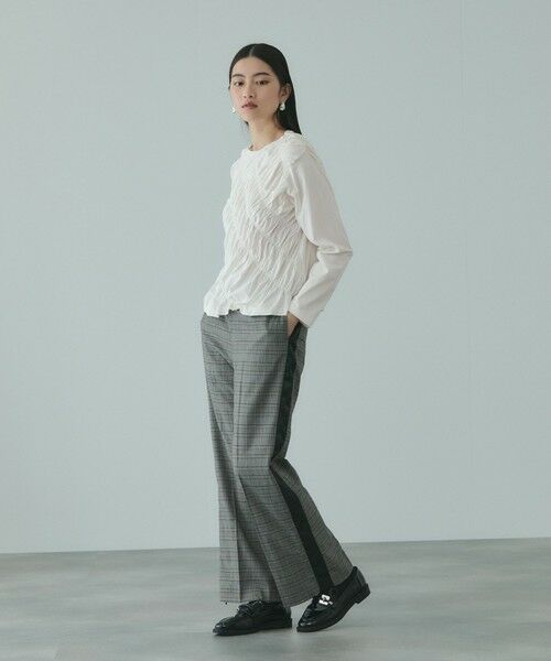 VICKY / ビッキー カットソー | ギャザーラインフロントカットソー≪洗濯機で洗える≫ | 詳細2