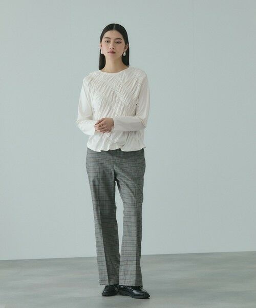 VICKY / ビッキー カットソー | ギャザーラインフロントカットソー≪洗濯機で洗える≫ | 詳細3