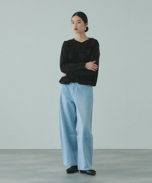 VICKY / ビッキー カットソー | ギャザーラインフロントカットソー≪洗濯機で洗える≫ | 詳細7