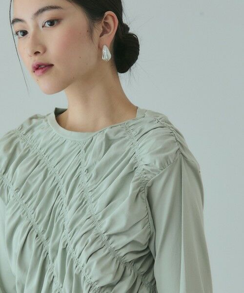 VICKY / ビッキー カットソー | ギャザーラインフロントカットソー≪洗濯機で洗える≫ | 詳細12