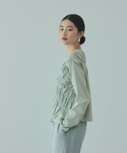 VICKY / ビッキー カットソー | ギャザーラインフロントカットソー≪洗濯機で洗える≫ | 詳細10