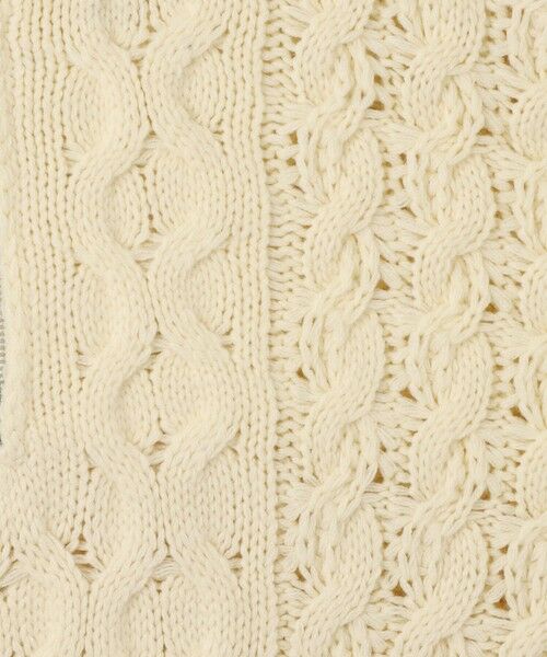 VICKY / ビッキー ニット・セーター | バルキーケーブルハーフジップニット≪手洗い可能≫ | 詳細5