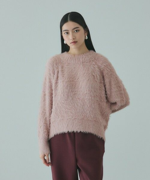 VICKY / ビッキー ニット・セーター | カーブヘムシャギーニットプルオーバー≪手洗い可能≫ | 詳細1