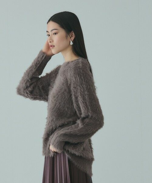 VICKY / ビッキー ニット・セーター | カーブヘムシャギーニットプルオーバー≪手洗い可能≫ | 詳細13