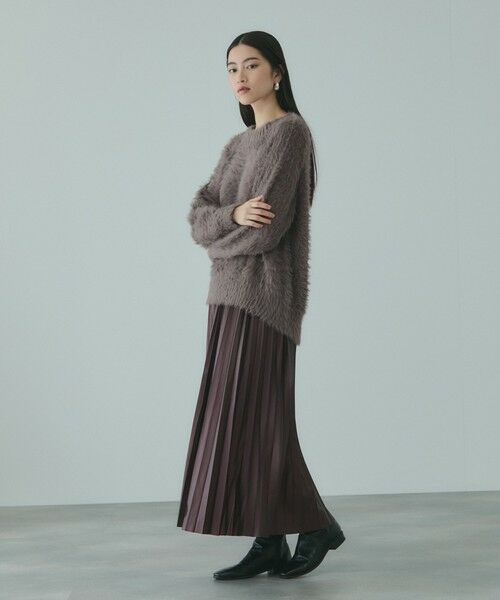 VICKY / ビッキー ニット・セーター | カーブヘムシャギーニットプルオーバー≪手洗い可能≫ | 詳細16