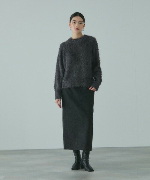 VICKY / ビッキー ニット・セーター | カーブヘムシャギーニットプルオーバー≪手洗い可能≫ | 詳細19