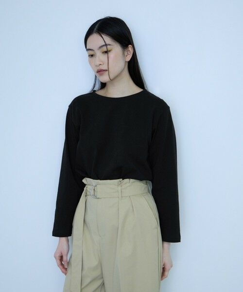 VICKY / ビッキー カットソー | 【シーズンレス】袖刺繍コットンプルオーバー | 詳細5