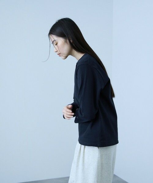 VICKY / ビッキー カットソー | 【シーズンレス】袖刺繍コットンプルオーバー | 詳細12