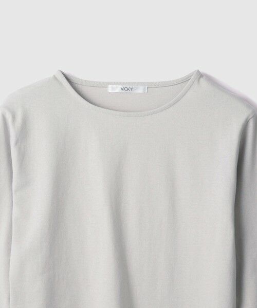 VICKY / ビッキー カットソー | 【シーズンレス】袖刺繍コットンプルオーバー | 詳細22
