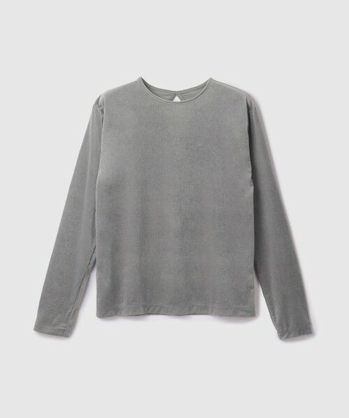 VICKY / ビッキー カットソー | シアーベロアロングスリーブカットソー【日本製】 | 詳細15