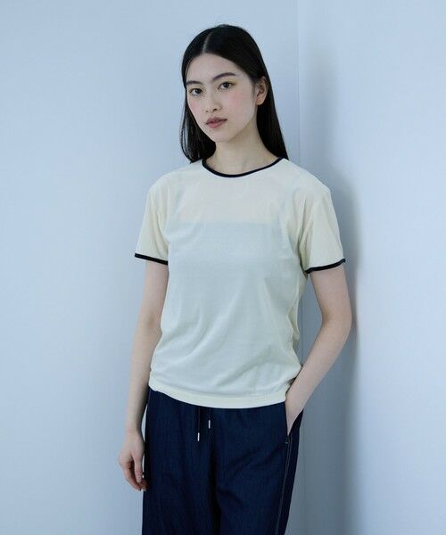 VICKY / ビッキー カットソー | シアーベロアTシャツ【日本製】 | 詳細1