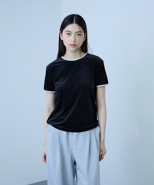VICKY / ビッキー カットソー | シアーベロアTシャツ【日本製】 | 詳細14
