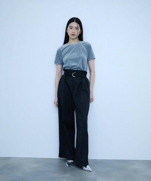 VICKY / ビッキー カットソー | シアーベロアTシャツ【日本製】 | 詳細13