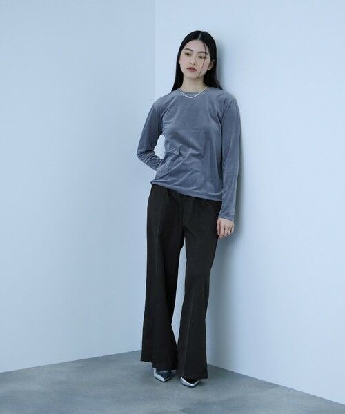 VICKY / ビッキー その他パンツ | 【大人の抜け感】ツイルチノワイドパンツ | 詳細1