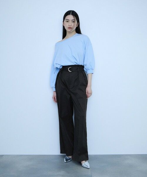VICKY / ビッキー その他パンツ | 【大人の抜け感】ツイルチノワイドパンツ | 詳細2