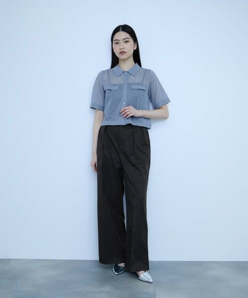 VICKY / ビッキー その他パンツ | 【大人の抜け感】ツイルチノワイドパンツ | 詳細5