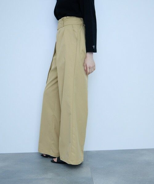 VICKY / ビッキー その他パンツ | 【大人の抜け感】ツイルチノワイドパンツ | 詳細7