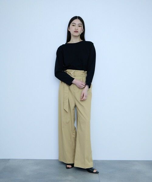VICKY / ビッキー その他パンツ | 【大人の抜け感】ツイルチノワイドパンツ | 詳細10