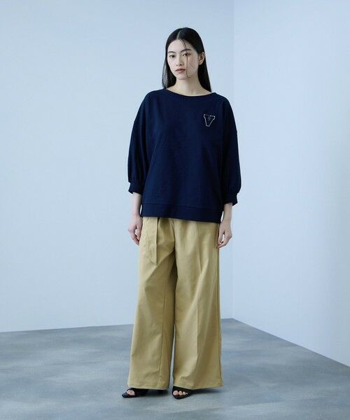 VICKY / ビッキー その他パンツ | 【大人の抜け感】ツイルチノワイドパンツ | 詳細12