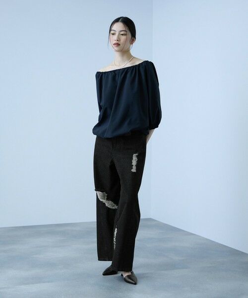 VICKY / ビッキー その他パンツ | 【大人の抜け感】デニムカットオフダメージパンツ | 詳細7