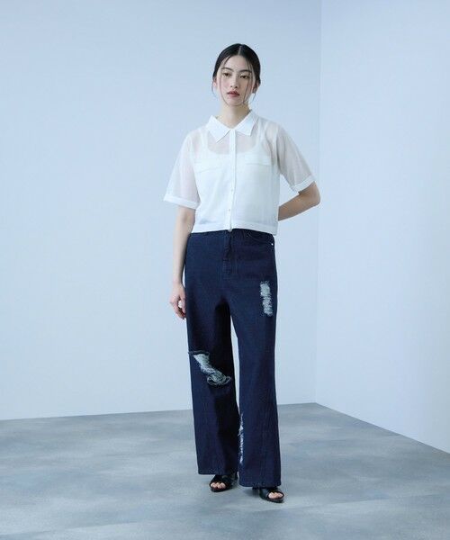 VICKY / ビッキー その他パンツ | 【大人の抜け感】デニムカットオフダメージパンツ | 詳細12