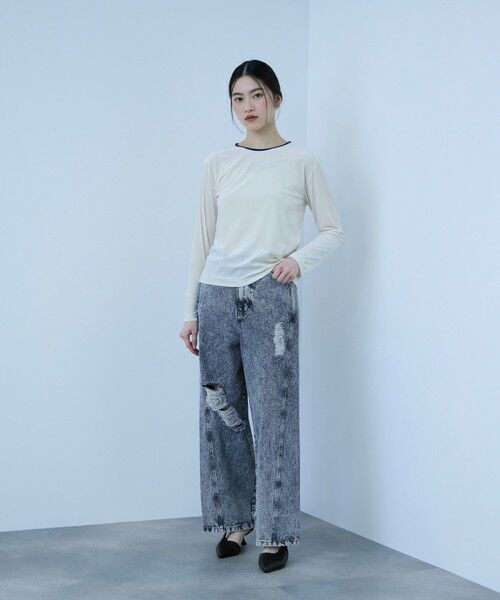 VICKY / ビッキー その他パンツ | 【大人の抜け感】デニムカットオフダメージパンツ | 詳細22