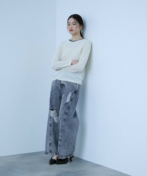 VICKY / ビッキー その他パンツ | 【大人の抜け感】デニムカットオフダメージパンツ | 詳細23