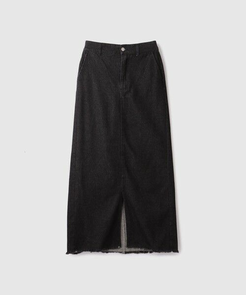 VICKY / ビッキー ミニ・ひざ丈スカート | 【落ち感◎】10OZデニムIラインスカート | 詳細6