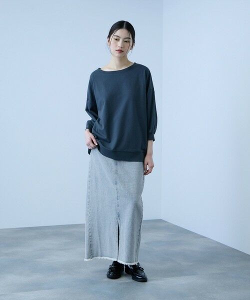 VICKY / ビッキー ミニ・ひざ丈スカート | 【落ち感◎】10OZデニムIラインスカート | 詳細20