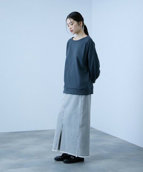 VICKY / ビッキー ミニ・ひざ丈スカート | 【落ち感◎】10OZデニムIラインスカート | 詳細21