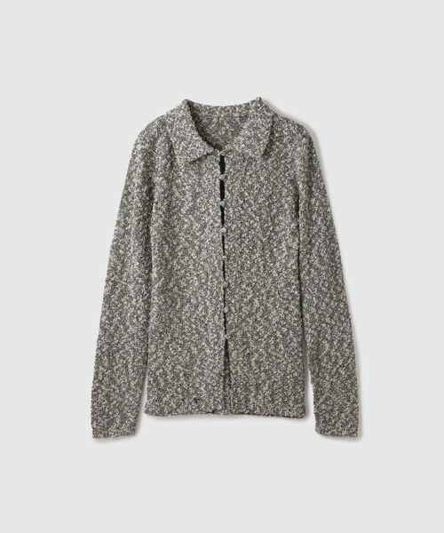 VICKY / ビッキー カーディガン・ボレロ | ＜陰影で魅せる＞ツイード風MIXスラブポロカーデ | 詳細20