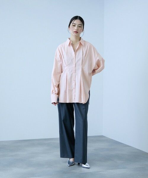 VICKY / ビッキー シャツ・ブラウス | 《きちんと映え》ストライプウエストタックシャツ | 詳細7