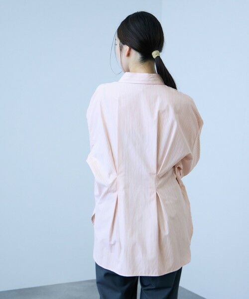 VICKY / ビッキー シャツ・ブラウス | 《きちんと映え》ストライプウエストタックシャツ | 詳細3
