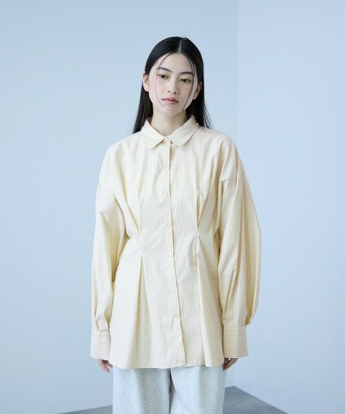 VICKY / ビッキー シャツ・ブラウス | 《きちんと映え》ストライプウエストタックシャツ | 詳細17