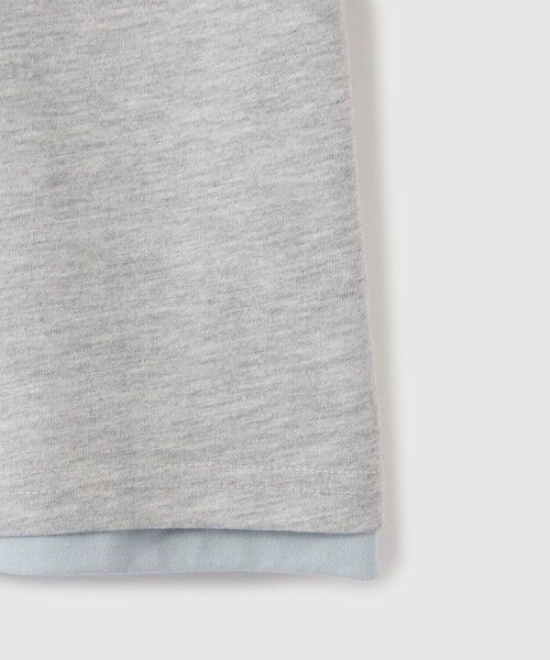 VICKY / ビッキー カットソー | ヘンリーネックレイヤードTシャツ | 詳細4