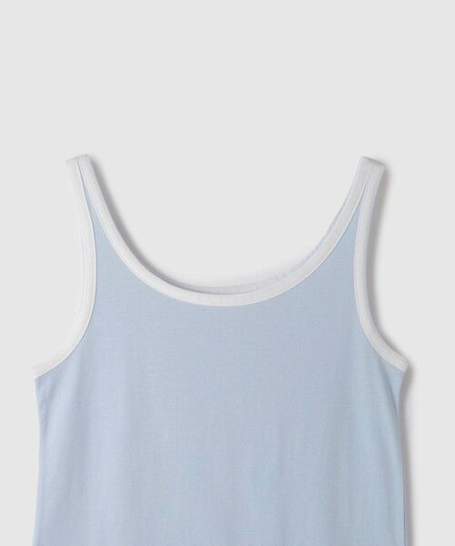 VICKY / ビッキー キャミソール・チューブトップ | バイカラーパイピングタンクトップ | 詳細14