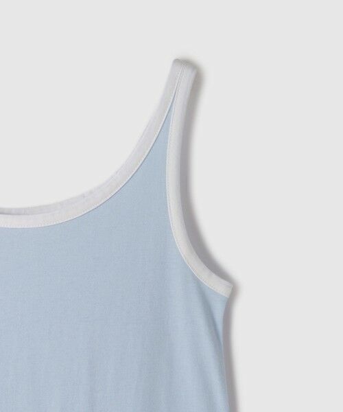 VICKY / ビッキー キャミソール・チューブトップ | バイカラーパイピングタンクトップ | 詳細15