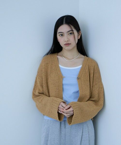 VICKY / ビッキー キャミソール・チューブトップ | バイカラーパイピングタンクトップ | 詳細10