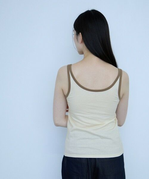 VICKY / ビッキー キャミソール・チューブトップ | バイカラーパイピングタンクトップ | 詳細26