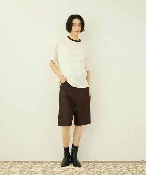 VICKY / ビッキー カットソー | 【一日、清潔感。】汗じみケア ひんやりリンガーTシャツ | 詳細2