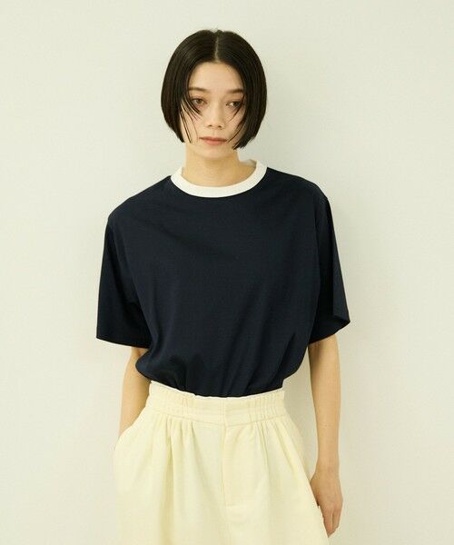 VICKY / ビッキー カットソー | 【一日、清潔感。】汗じみケア ひんやりリンガーTシャツ | 詳細5