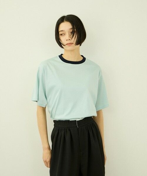 VICKY / ビッキー カットソー | 【一日、清潔感。】汗じみケア ひんやりリンガーTシャツ | 詳細12