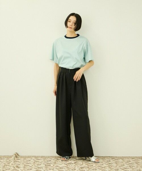 VICKY / ビッキー カットソー | 【一日、清潔感。】汗じみケア ひんやりリンガーTシャツ | 詳細14