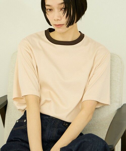 VICKY / ビッキー カットソー | 【一日、清潔感。】汗じみケア ひんやりリンガーTシャツ | 詳細21