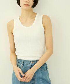 VICKY / ビッキー カットソー | ランダムテレコタンクトップ